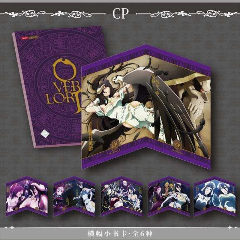 Personagens de Anime Edição Limitada Metal Hollow Out Cards, caixa original  de coleção Overlord, jogo TCG, brinquedo para menino, presente do  passatempo - AliExpress