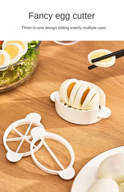 Egg Slicer Boiled Egg With Stainless Steel Cutting Wire Durable Egg Chopper/Divider/Dicer/Cutter  Multifunctional Slicing - AliExpress