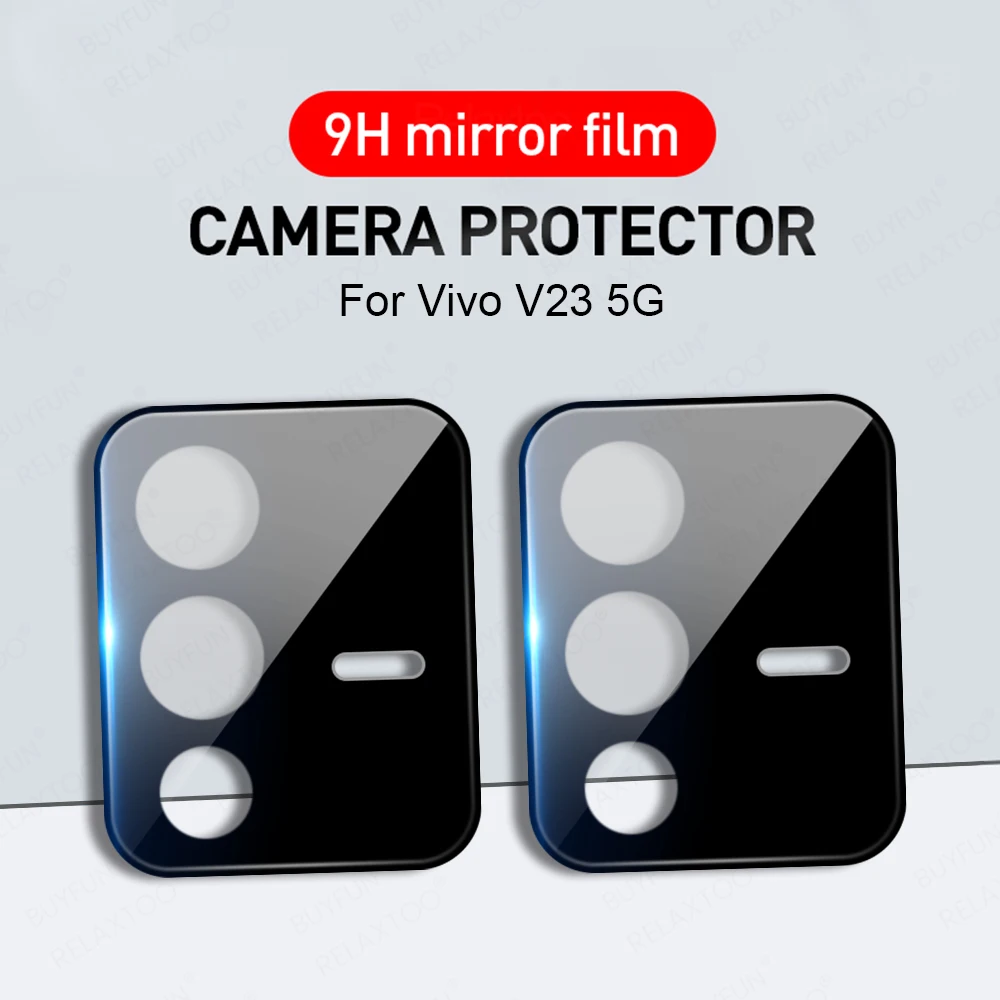 VivoV23 5G 3D изогнутая Защита объектива камеры для Vivo V23 V 23 Pro Чехлы vi vo Vivo-v23-Pro задняя