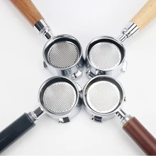 

51mm Coffee Machine Filter Holder ECO680 685 Bottomless Portafilter with Wooden dropshipping