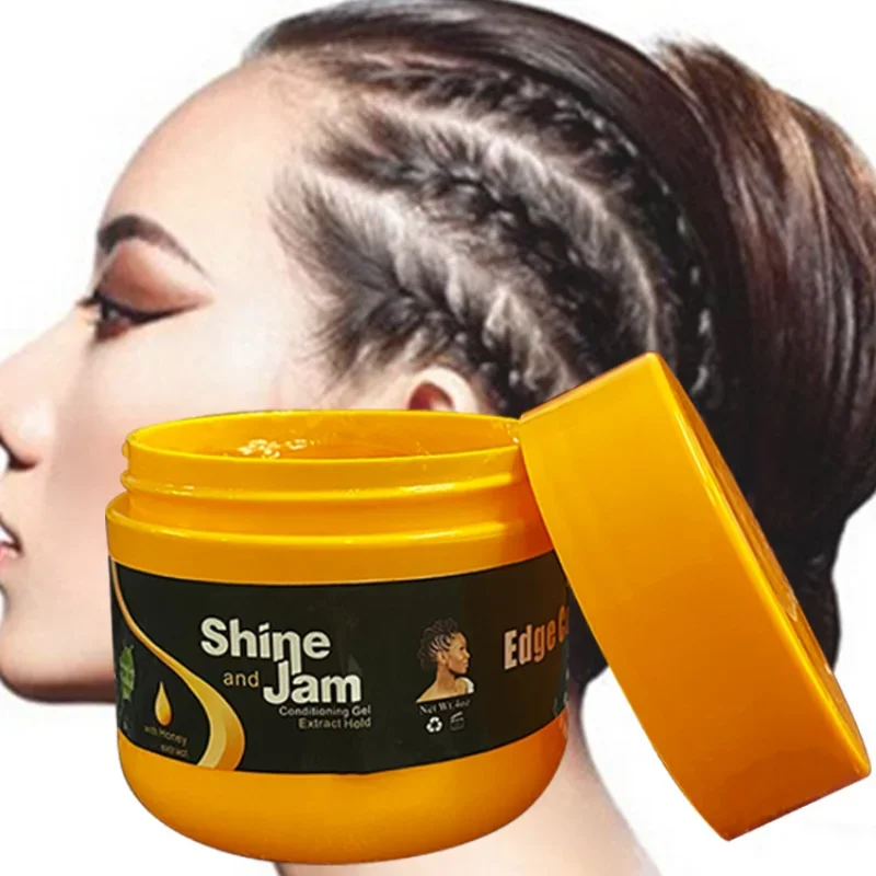 200g Hair Control Pomade Styling Braiding Cream for Lock and Twist Cornrow Tames Frizz Edges Wax Braid Gel Hair Styling Products 2