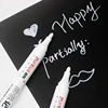 3 Pcs 0.8mm Creative White Ink Pen Highlight Marker Pen Fine Tip for Students Drawing Art Writing School Stationery Supplies 5