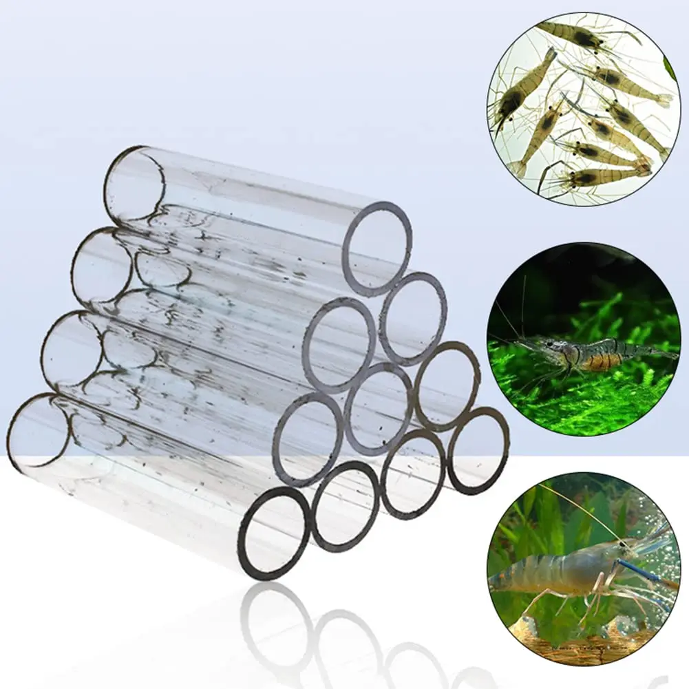 

Transparent Acrylic Breeding Tube Shrimp Fish Hide Cave House Aquarium Decoration Supplies Fish Tank Landscaping Shrimp House