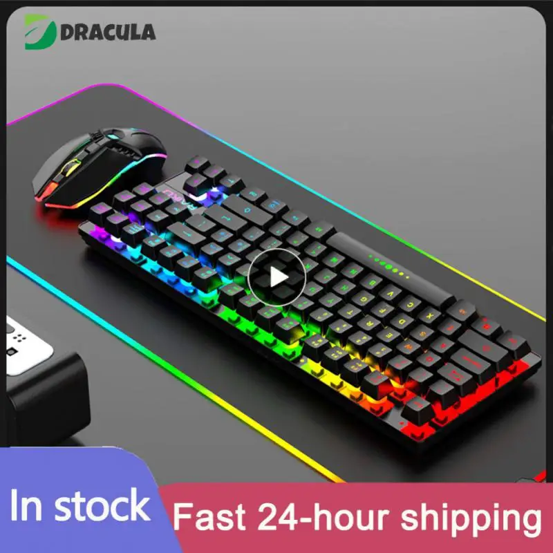 

Z686 RGB USB 60% Мини тонкая Механическая Проводная игровая клавиатура с красным переключателем 68 клавиш русская бразильская португальская для компьютеров