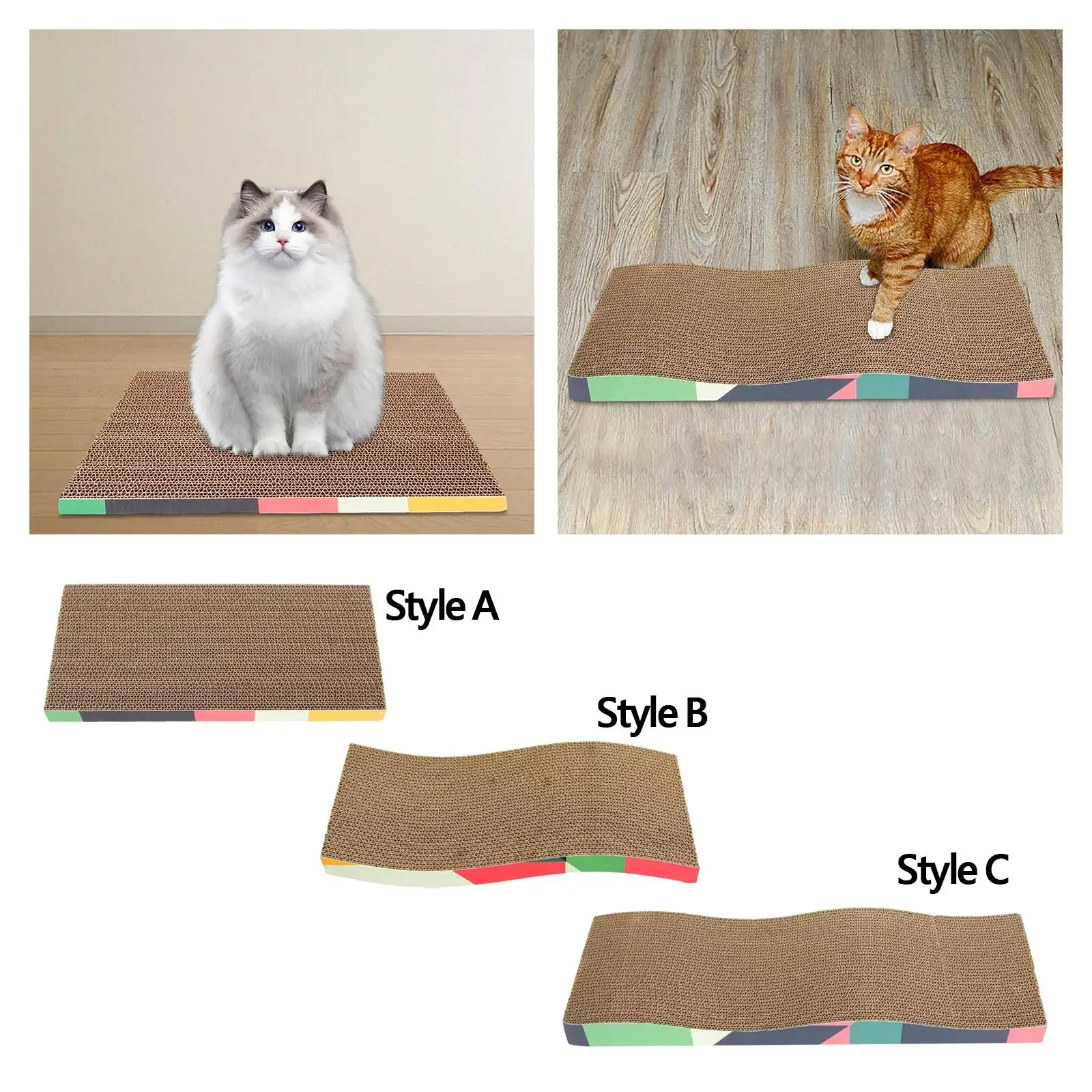 Cardboard Cat Scratcher, Cat Scratching Board, Pet Bed, Cat Furniture, Furniture Protector, Pet Sofa for Indoor Cats