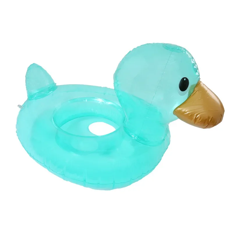 Barsha children's swimming ring popular thickened ins baby underarm transparent large head duck flotation device from China