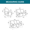 1/2/3 seat Recliner Cover stretch Couch Cover for Recliner  Sofa chair Cover for Kids, Pets, Dog and Cat 2