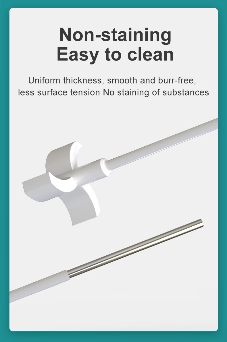 Lado del mango de la paleta de PTFE