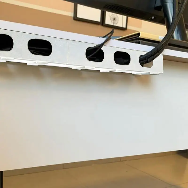 Desk Cable Organizer Wire Organizers Horizontal Cable Manager Cord Organizer Multifunctional Cable Organizer for Home Desk