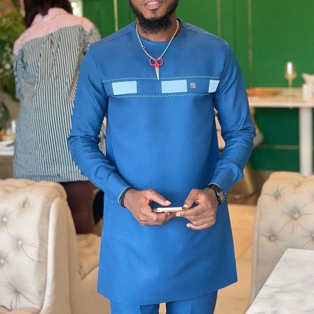 Ahmed Embroidered Dashiki Outfit