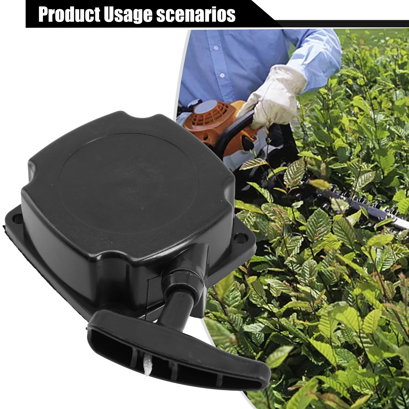 1pcs Recoil Pull Starter Assy Replacement Parts For Trimmer Hedge Trimmer Brush Cutter Garden Power Tools Accessories ﻿