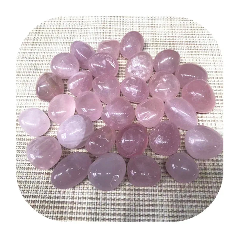 

High Quality Rose Quartz Tumbled Crystals Healing Stones For Home Decoration