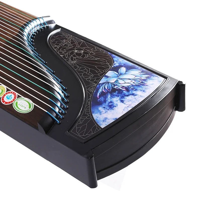 High Quality Guzheng 21 Strings 163cm Purple Flower Group