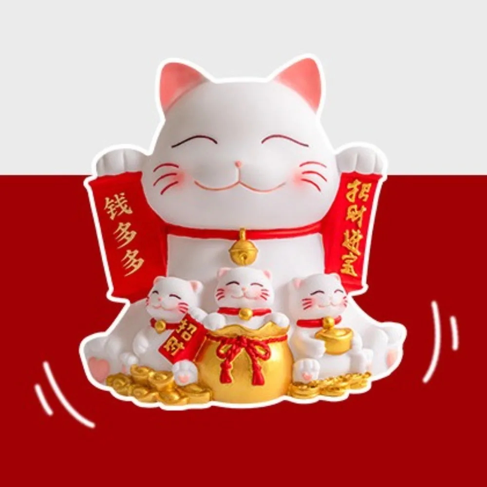 Savings Tank Lucky Cat Piggy Bank Good Symbolism Openable New Year Saving Box Decorative Cartoon Cartoon Money Boxes Kid Toy