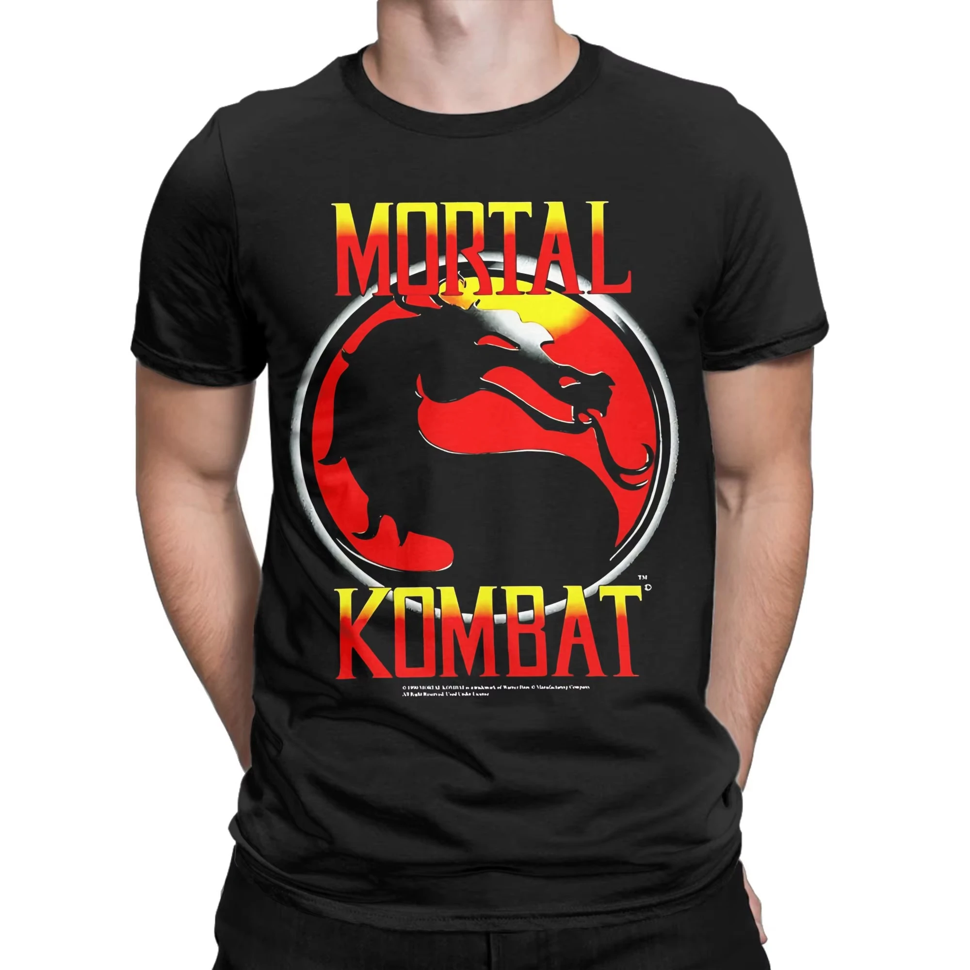 تي شيرت Game Mortal Kombat للرجال والنساء من القطن المضحك برقبة دائرية وأكمام قصيرة تي شيرت صيفي 2
