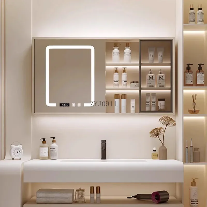 French Light Luxury Cream Style Bathroom Cabinet Washbasin Combination Modern Minimalist Skin Integrated Toilet Furniture YX50BC