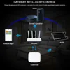 Zigbee3.0 Smart Magnetic Track Light Tuya Alexa DC48V LED Spot Flood Grille Pendant Lamps Modern Home Living Room Black 3
