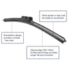 For Mercedes Benz E-Class W212 Car Wiper Blade 24"+24" 2010-2014 Auto Windscreen Windshield Wiper Blades Fit Push Button Arm 4