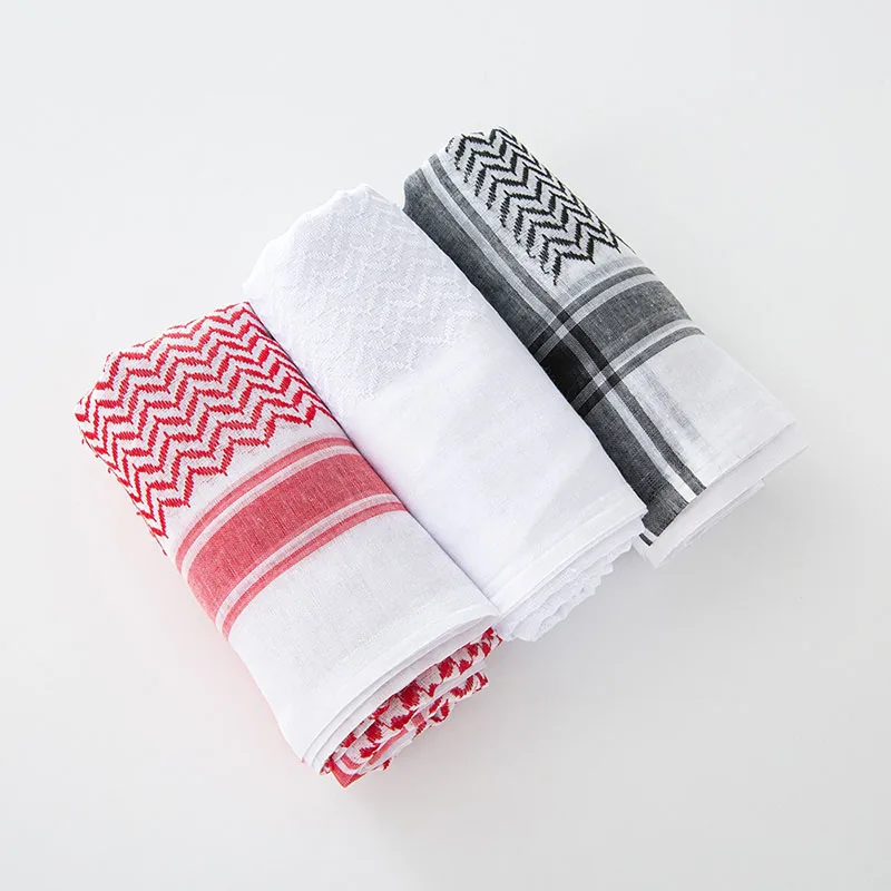 Outdoor Arab Keffiyeh Shemagh Scarf Men Arab Headwear Hijab Scarf Islamic foulard Print Scarf Turban Arabic Headcover 2