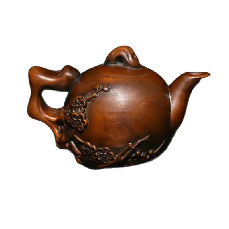 

Китайская Статуэтка цветов сливы, чайник, горшок для вина, модель, украшение, статуэтка, статуэтка для украшения, коллекционные украшения