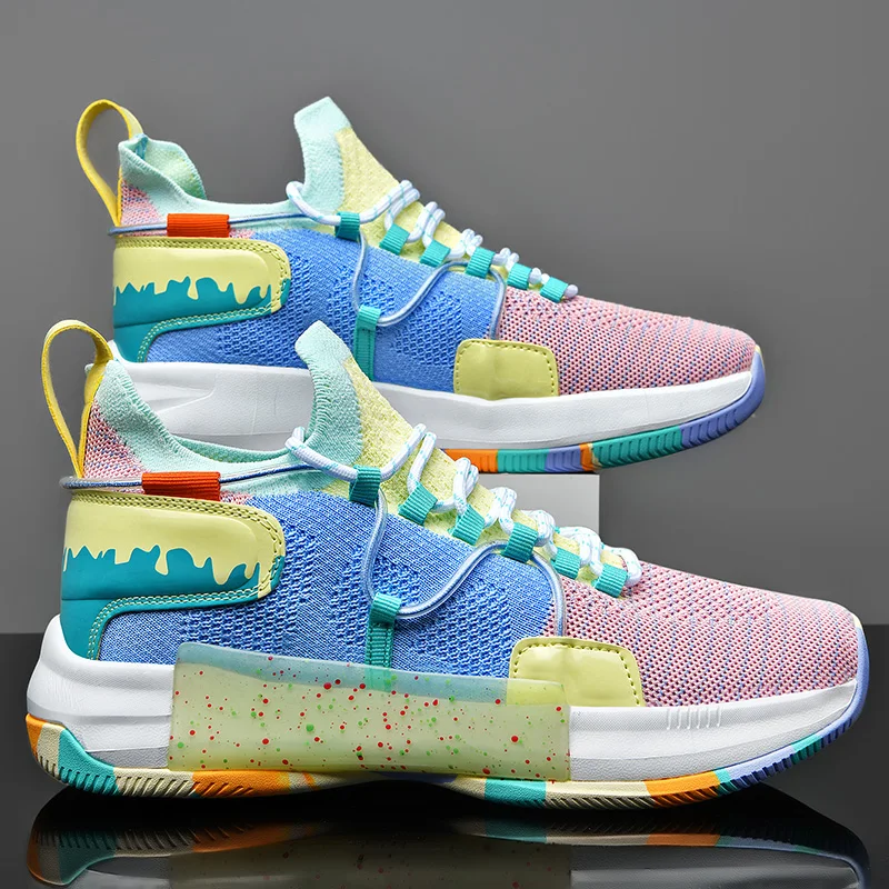

2022 New Spring Summer High Quality Sneakers Shoes Men Basketball Shoes Unisex Street Basketball Culture Sports Shoes Couple