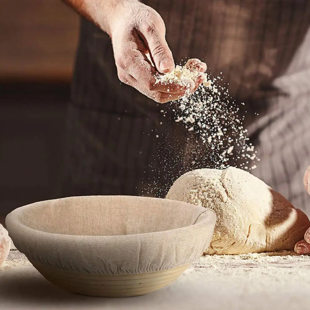 Fermentation Basket Bread Proofing Basket Cover Practical Multipurpose Cotton Flax Bread Making Basket Cover Good Texture fermentation basket