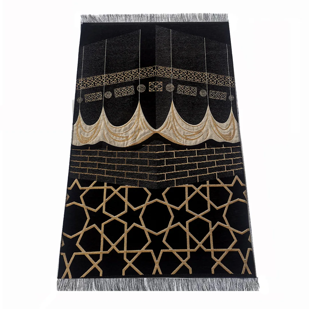 Muslim Carpet Cheney Prayer Mat Islamism Rug Worship Eid Blanket Home Decor Portable