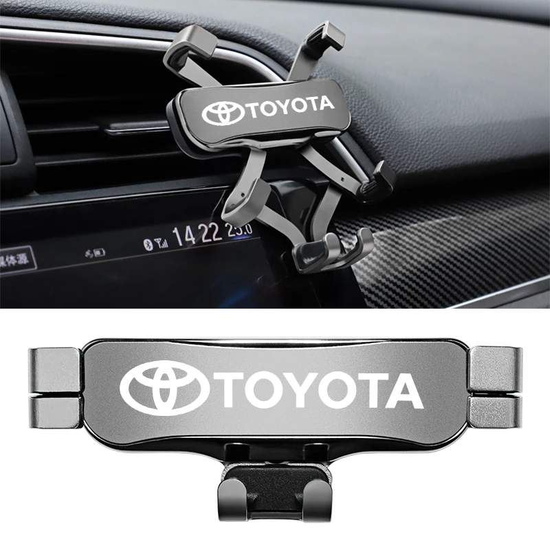 Abs Gravity Phone Holder Car Air Vent Clip Mount Smartphone Stand For