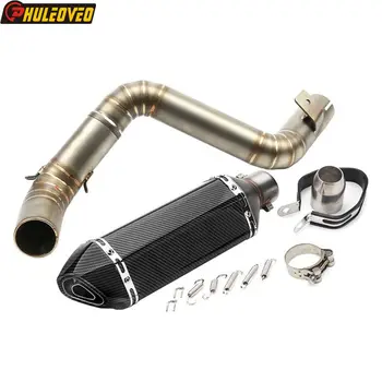Motorbike Exhaust Muffler Mid Link Pipe for KTM Duke 125 (2011-2016) 200 250 (2012-2016) 390 (2013-2016) Motorcycle Muffler Pipe