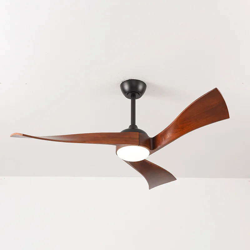 Ventilatore Da Soffitto Con Luce E Telecomando Lama In Legno Da 52 Pollici Motore Cc In Rame Puro A Basso Rumore Ventilador De Techo Spedizione Gratui