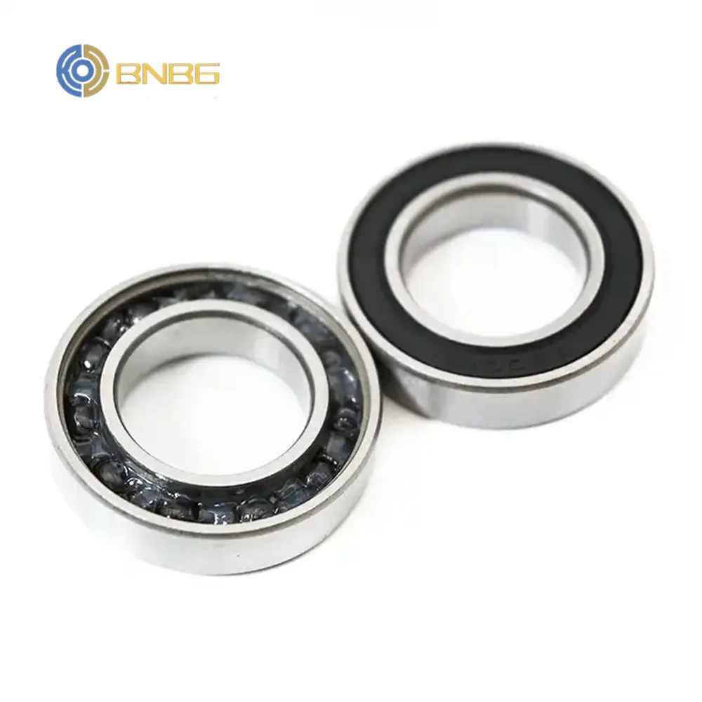 aço inoxidável, S6803-2RS CB, 17x26x5mm, ABEC-9 6803RS Si3N4, 6803, 2pcs