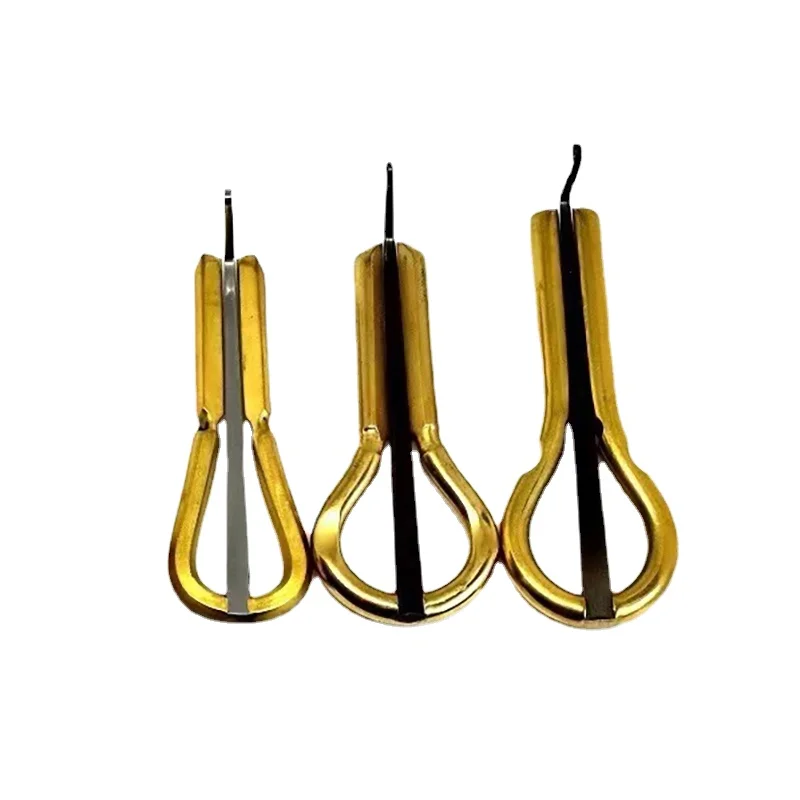 GoldBrassJawHarpPortableAltaiEthnicRussianMouthHarpCreative