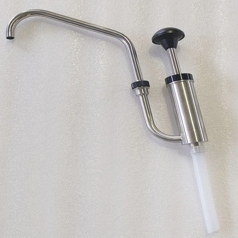Stainless Steel Sauce Dispenser Pump Commercial Condiment Squeeze Ketchup Pressure Cooking Pump Dispenser High Quality