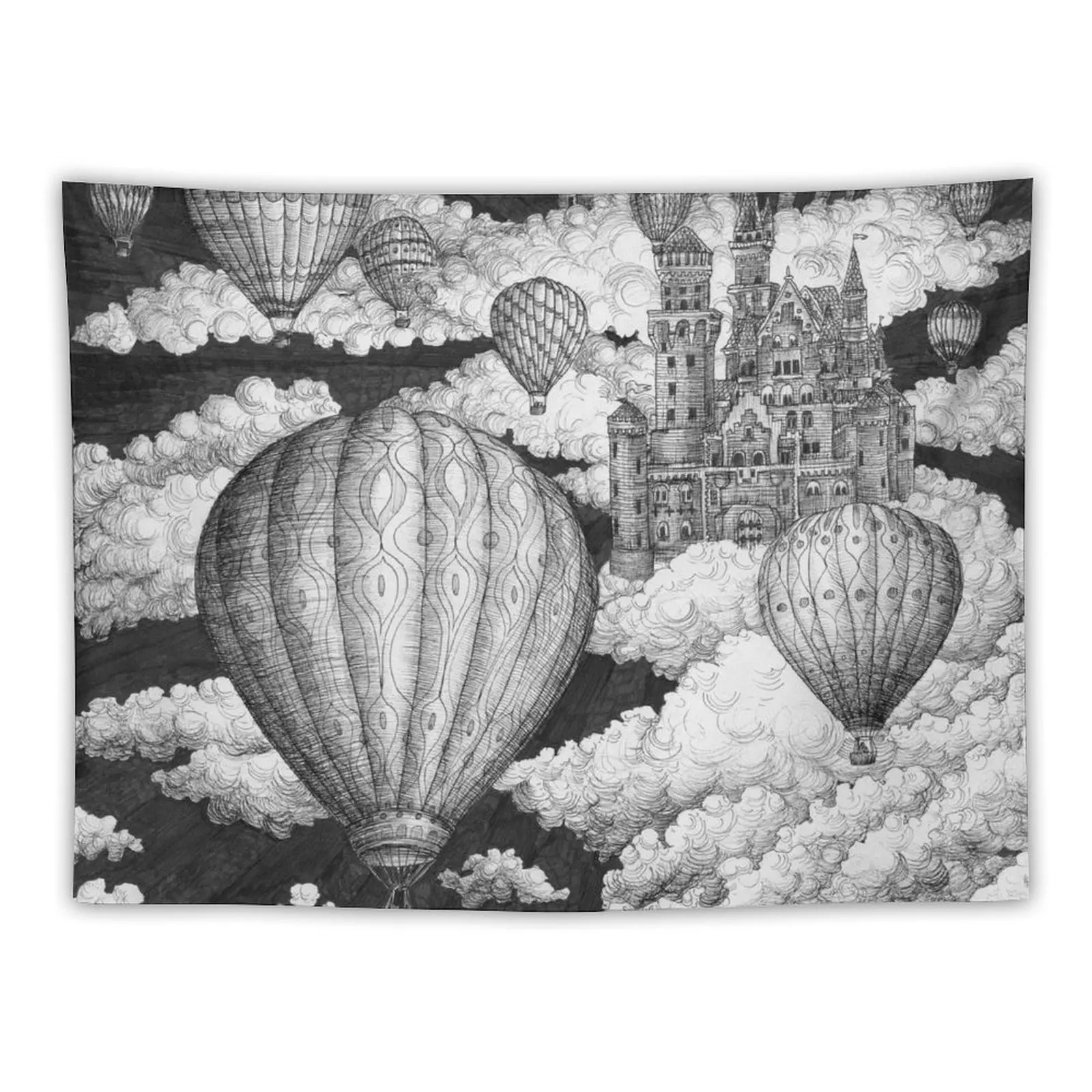 

Journey to the Cloud Kingdom Tapestry Decor Home Room Decorator Tapestry
