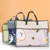 Quilt Storage Bag Dustproof Zip Storage Bag Non-Woven Waterproof Quilts Storage Pillow Organizer 4