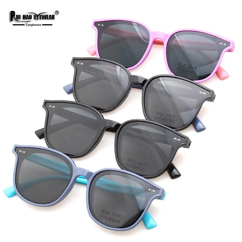 KIDS Polarized Sunglasses Children's Sun Glasses Retro Design Suitable for Boy Girl Glasses 4 Color