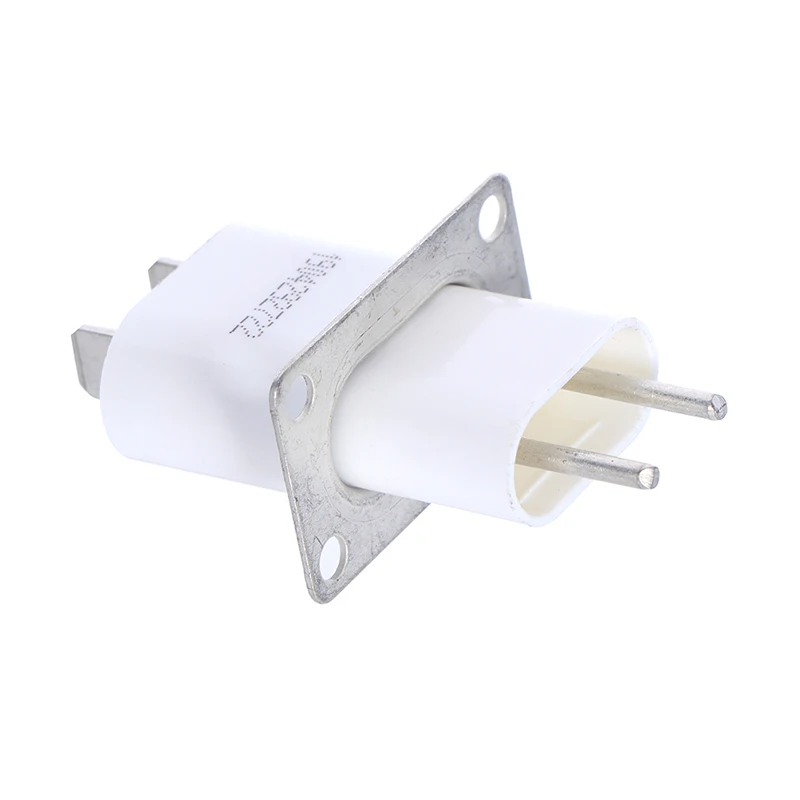 2pcs Electronic Microwave Oven Magnetron W/ Through-core Capacitor Pin Sockets Converter Home Microwave Magnetron Sockets Pins conversion plug plug conversion socket