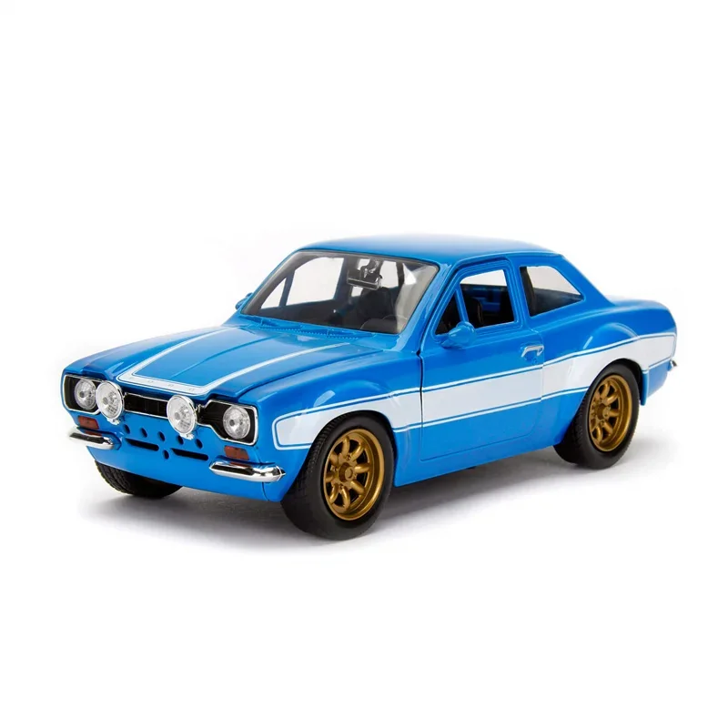 Jada 1:24 Brian 1970 Ford Escort Macchinine Diecast Model Cars Cn (Origine) Diecast Metal Model Car