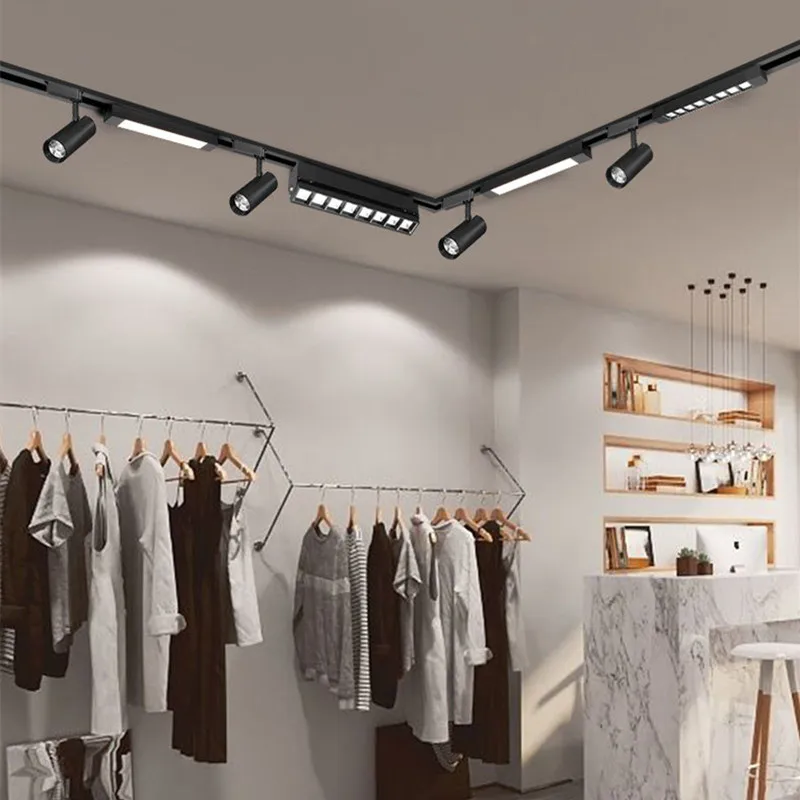 Description Picture 2 of itemLong Track Light LED Strip Ceiling Rail Light 20w 30w Floodlight Spotlight Business Linear Lamp LED Flood Grille Guide Lamp