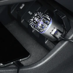 Car Air Purifier Mini Auto Car Fresh Air anion Ionic Purifier Oxygen Bar Ozone Ionizer cleaner Vehicle Air Freshener USB Charge