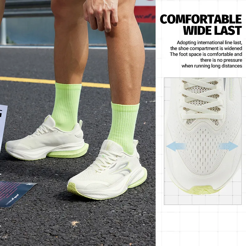 361 Degrees Fierce MAX Men Running Shoes New Mesh Soft Breathable