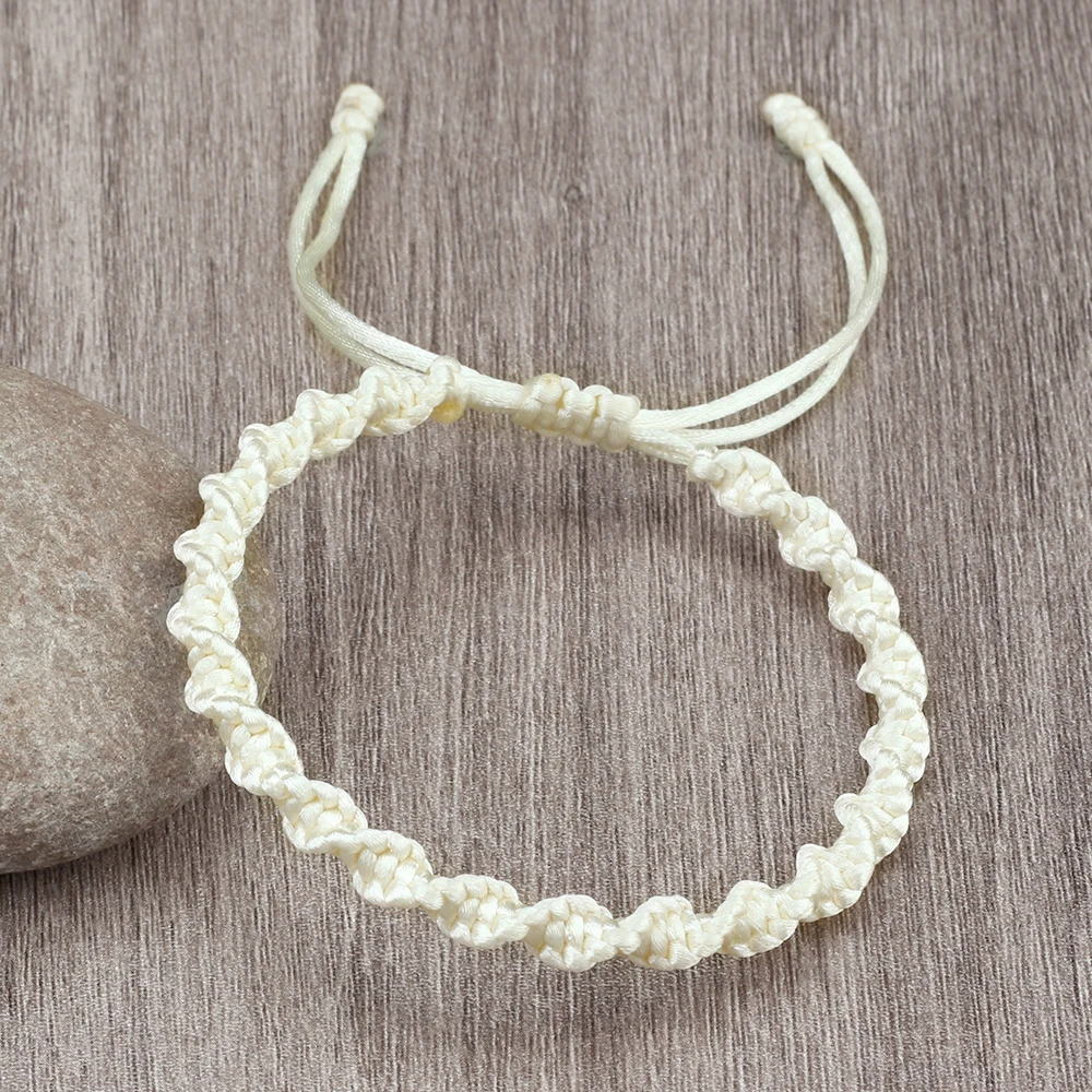 Vibrant Handmade Braided Rope Bracelets - Adjustable Lucky Bangles