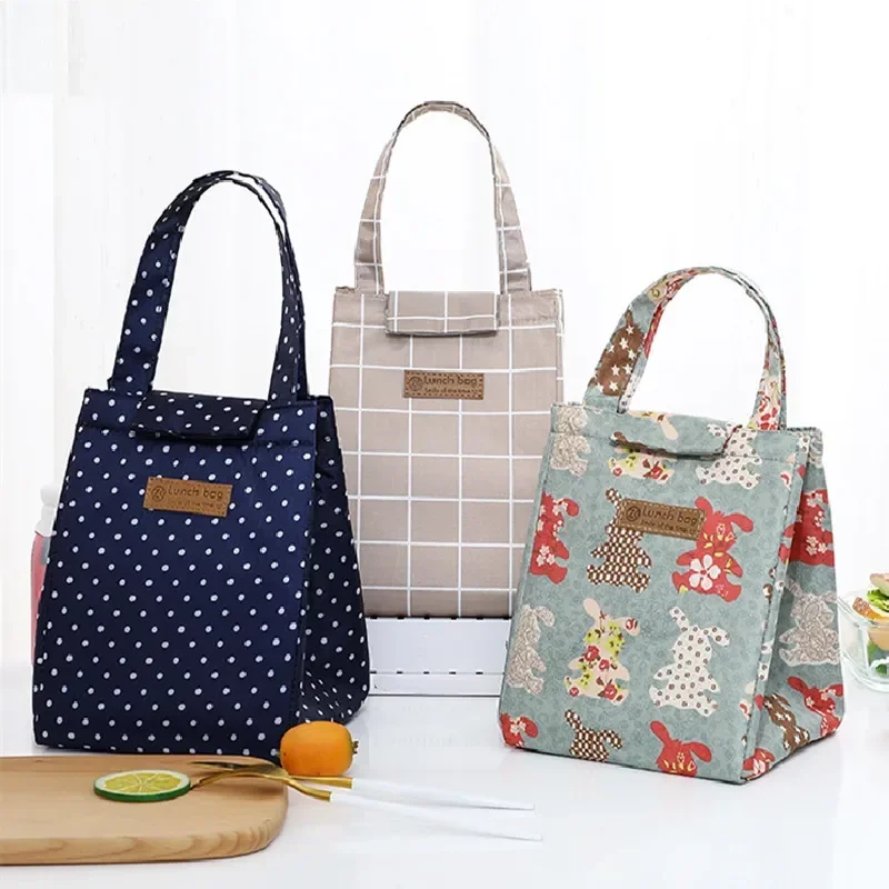 

Insulated Lunch Bag for Women Kids Cooler Bag Thermal Bag Portable Lunch Box Ice Pack Food Picnic Bags Lunch Bags for Work