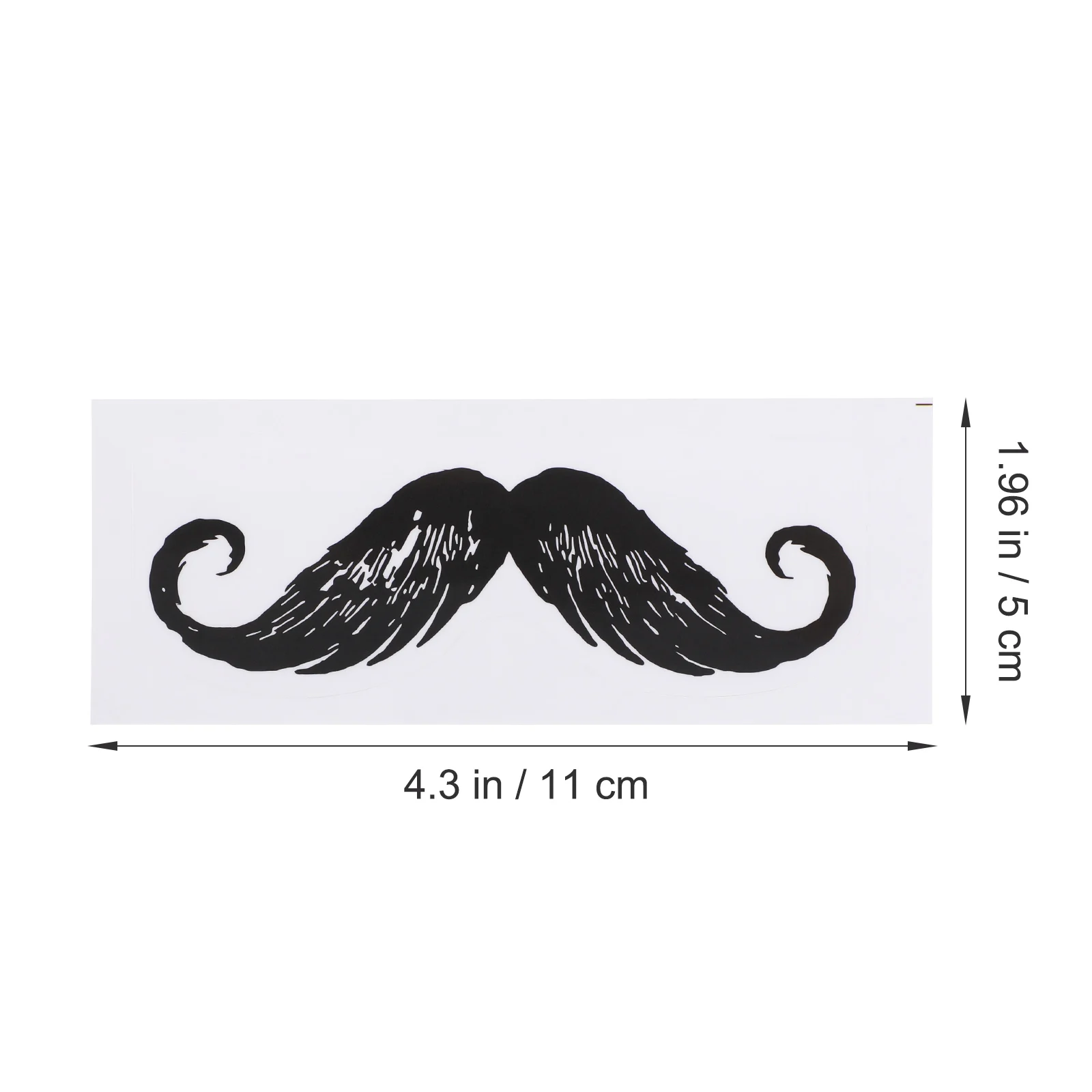 50pcs Wax Nose Hair Removal Kit Mustache Waxing Stickers Fake Depilation Mustache Stickers Hair Removal Protective Faceepilating 6