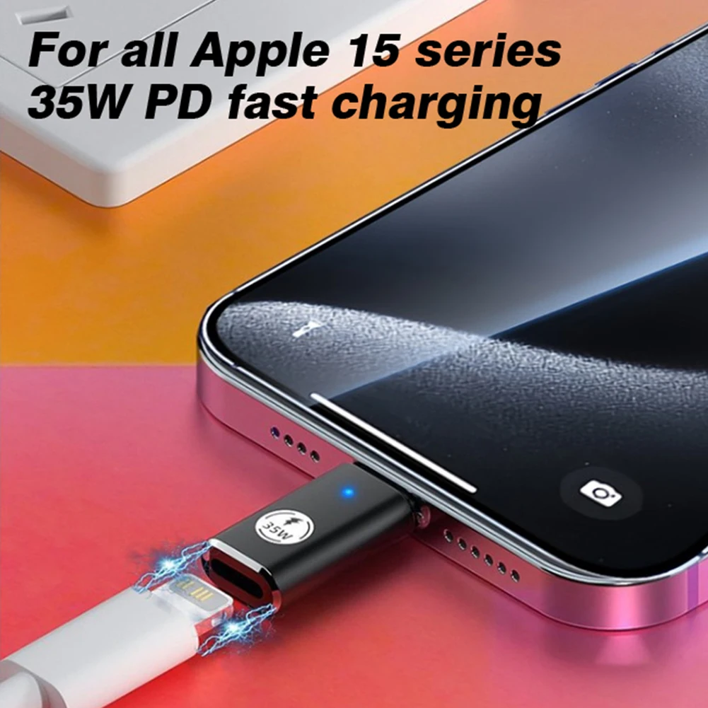 Lightning to USB C Adapter OTG Connector for iPhone 15 iOS Lightning Female to Type c male Converter Charging Adaptor