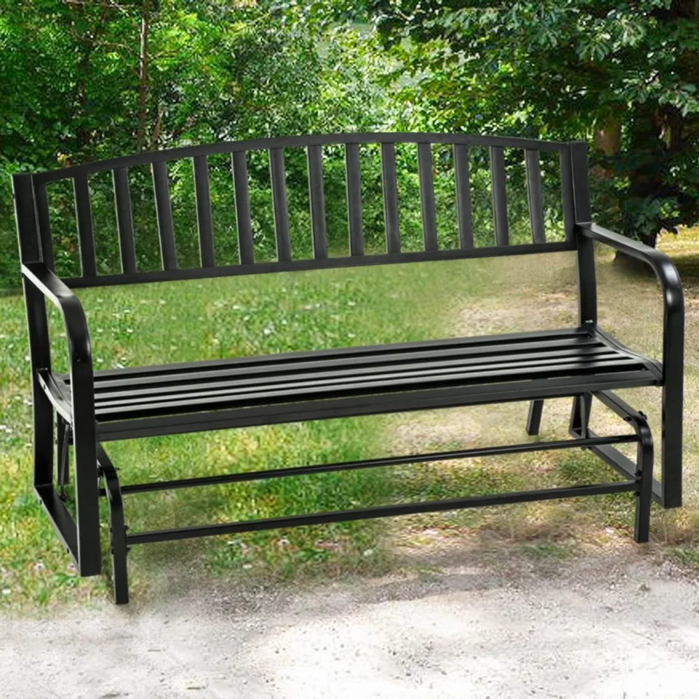 

Metal Outdoor Porch With Powder Coated Frame for Garden Porch Balcony Backyard Lawn Freight Free Outside Benches Furniture