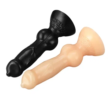 New arrival animal dog dildo with suction cup wolf penis big canine dick sex products for women adult toys sex shop 2