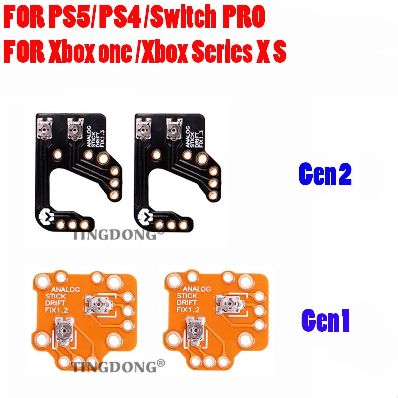 1 Paio Di Stick Analogici Drift Fix Pcb Flex Per Ps4 Ps5 Xbox One Series X S Per Switch Pro Gamepad Joystick Drift Repair Module