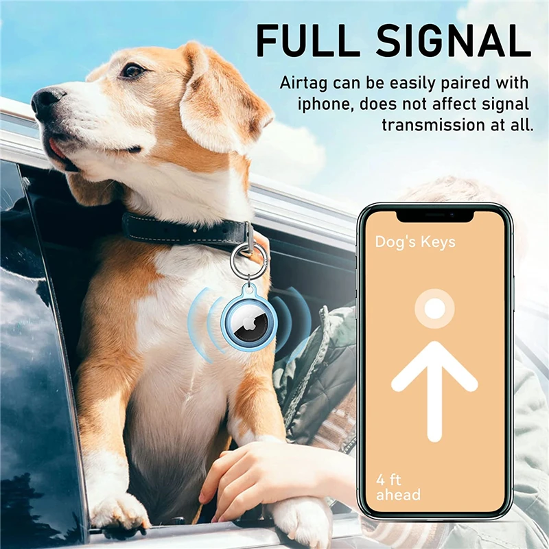 Transparent PVC Locator Tracker Protective Case For AirTags Bag Pet Tracker Anti-lost Device Protective Sleeve Smart Accessories gps locator,key finder,anti lost tracker,anti lose tracker,item locator,anti lost locator