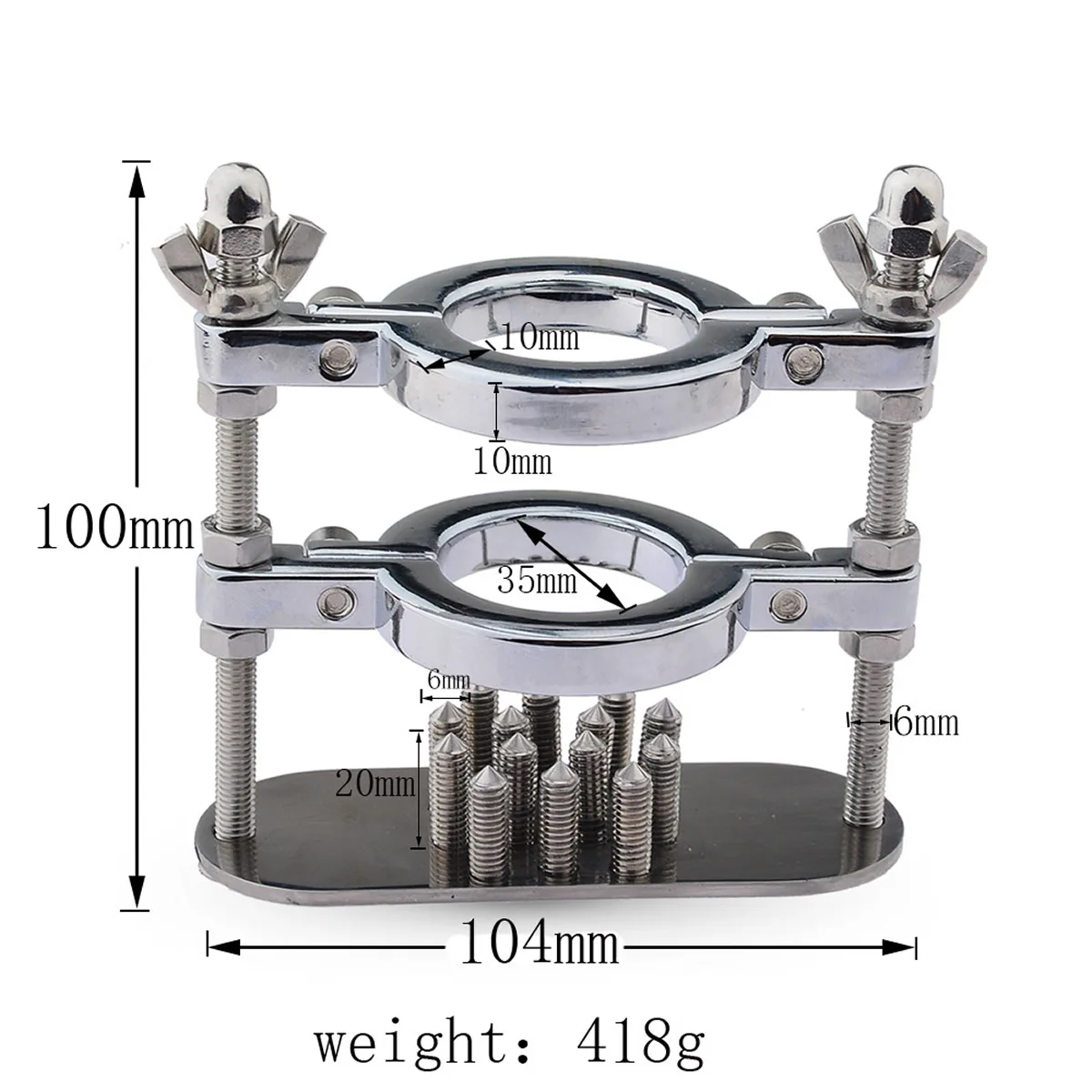 Spikes Chastity Cage Exerciser Scrotum Lock Penis Rings For Men Cock Stretcher Male Masturbator Sex Toys Adult